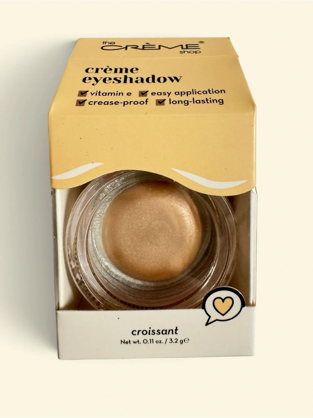The Crème Shop Cream Eyeshadow - croissant (pack of 2)